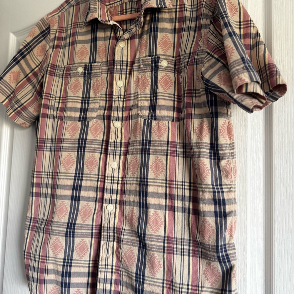 Ralph Lauren Double RL Men's Jacquard Madras workshirt - Large - Picture 7 of 9